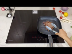 220V-240V 4 Burner Electric Cooktop Được xây dựng trong 24 Inch Ceramic Cooktop 6000W