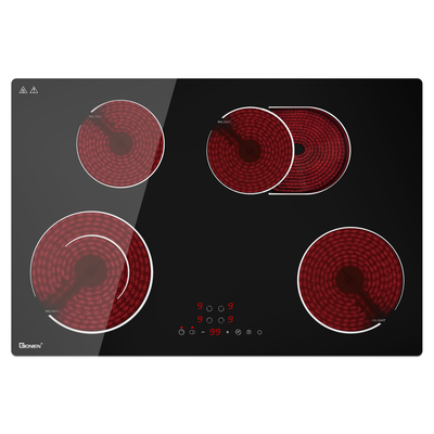 Mua Electric Cooktop 4 Burners 220V Ceramic Cooktop 30 Inch Glass Cooktop 7200W online manufacture