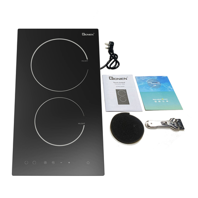 30 Cm Double Ceramic Hob, 2 Ring Glass Ceramic Domino Hob với 2 Zone