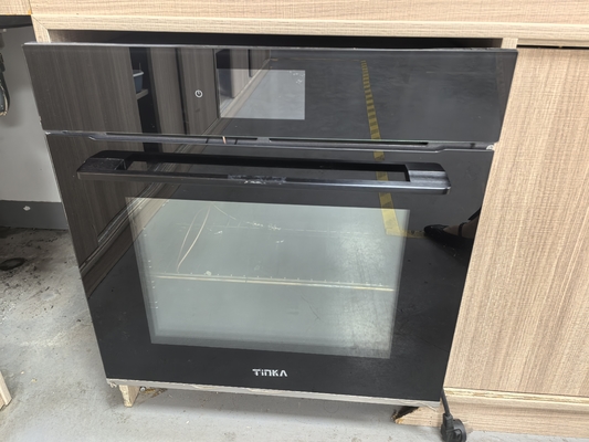 24 Inch nấu ăn lò điện Rotisseries điều khiển cảm ứng tích hợp trong convection đơn tường lò đen